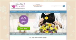 Desktop Screenshot of aladdinflowers.com